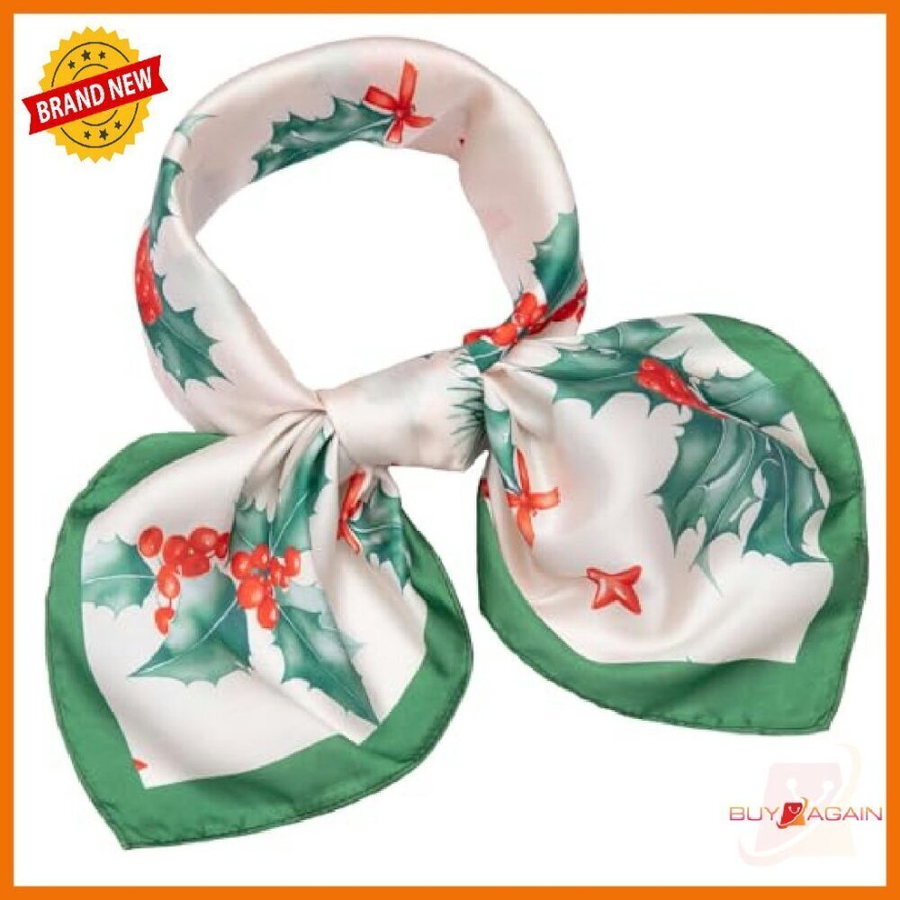 27" Silk Feeling Satin Scarf - Lightweight Versatile Fashion Accessory - Picture 2 of 8
